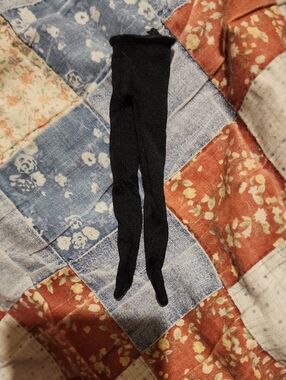 Vintage 1960s Barbie Black Ballerina Ballet Tights